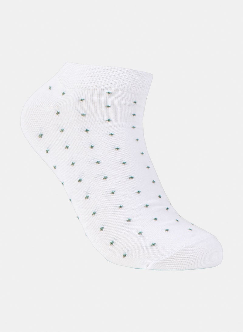 Odds Women's Pack of 3 Lycra Ankle Patterned Plain Socks - Image 2